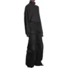 Calças cargo largas «Preto» 783694TNW111672