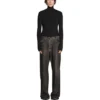 Calças de Denim com efeito trompe-l’œil «Black» 751503TOL991000
