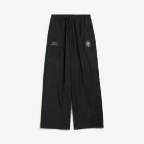 Calças de fato de treino de futebol 3b para homem em preto