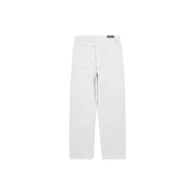 Calças de ganga de corte largo «White Denim» 736540TNW039020