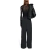 Calças de ganga largas híbridas «Preto» 738751TNW111700
