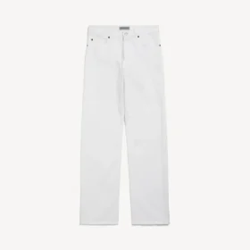 Calças de ganga slim fit para homem em branco