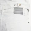 Calças de ganga slim fit para homem em branco