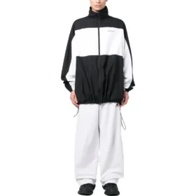 Calças de moletom largas Balenciaga x adidas «Branco, Preto, Vermelho» 723904TNVP99065
