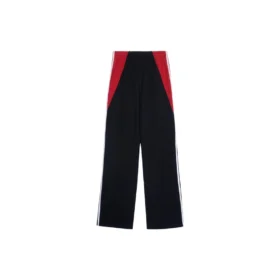 Calças de moletom largas em malha polar Balenciaga x adidas «Black White Red» 723970TNVN56278