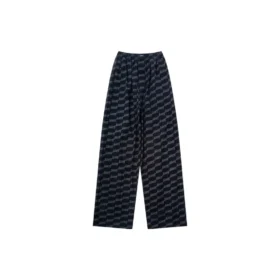 Calças de pijama BB Monogram «Preto-Cinzento» 658883TML361269