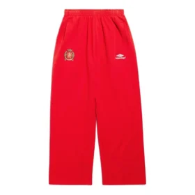 Calças de treino largas de futebol «Red White» 777708TPVW36643