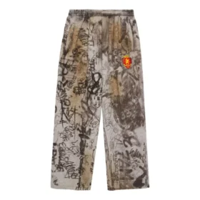 Calças de treino largas Skater Graffiti «Heather Grey» 740028TOVA81300