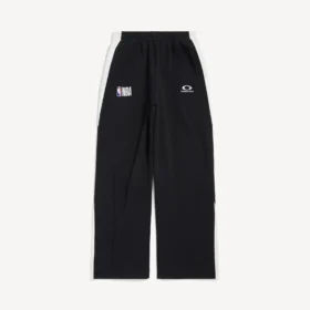 Calças de treino oversized para homem da Balenciaga | colaboração com a NBA em preto/branco