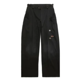 Calças góticas à medida «Preto» 746497TBP011000
