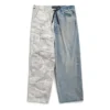 Calças largas híbridas com padrão camuflado em tons de cinzento «Azul claro» 786645TQW556379