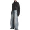 Calças largas oversized «Azul-claro» 786643TQW556379