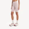 Calções de ciclismo sem costuras para mulher, em tom nude