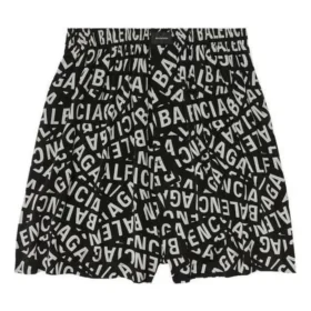 Calções de pijama com logótipo «Preto» 719975TML211269