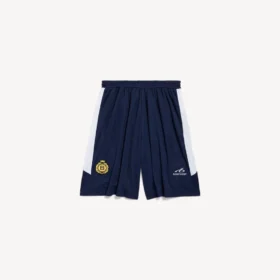Calções largos de futebol para homem em azul-marinho