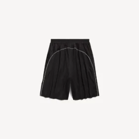 Calções largos de futebol para homem em preto