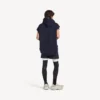 Calções techwear para homem em azul-marinho/branco