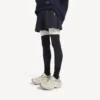 Calções techwear para homem em azul-marinho/branco