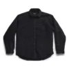 Camisa acolchoada de corte largo «Preto» 719305TNW111700
