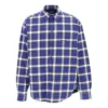 Camisa acolchoada de flanela xadrez «Azul» 642339TKM274202