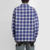 Camisa acolchoada de flanela xadrez «Azul» 642339TKM274202