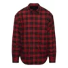 Camisa acolchoada de flanela xadrez «Vermelha» 642339TJO276167