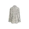 Camisa BB Icon em popelina «Branco Preto» 733755TNL889040