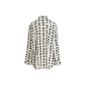 Camisa BB Icon em popelina «Branco Preto» 733755TNL889040