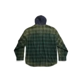 Camisa com capuz oversized «Green» 746369TOM213328