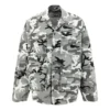 Camisa com estampado de camuflagem «Grey» 681008TLL721262