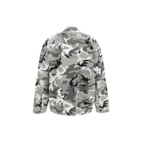 Camisa com estampado de camuflagem «Grey» 681008TLL721262