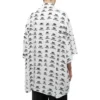 Camisa com logótipo BB de grandes dimensões «Branco Preto» 725382TNL889040