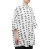Camisa com logótipo BB de grandes dimensões «Branco Preto» 725382TNL889040