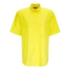 Camisa com logótipo por toda a peça «Amarelo Branco» 534332TBL967201