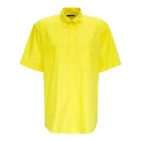 Camisa com logótipo por toda a peça «Amarelo Branco» 534332TBL967201