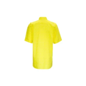Camisa com logótipo por toda a peça «Amarelo Branco» 534332TBL967201