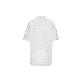Camisa com logótipo por toda a peça «Branco Preto» 534332TBL969040