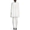 Camisa com mangas atadas, oversized «Branco» 768553TPO359000