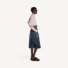 Camisa curta para mulher em rosa empoeirado