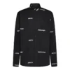 Camisa de algodão com logótipo estampado «Preto» 662983TOL651070