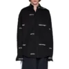 Camisa de algodão com logótipo estampado «Preto» 662983TOL651070