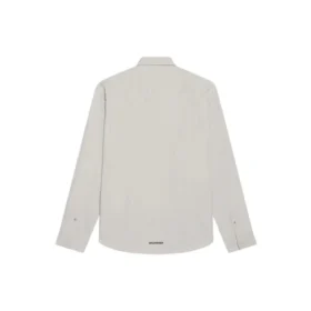 Camisa de algodão, corte largo «Cement Grey» 681688TKM102967