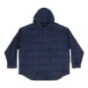 Camisa de capuz xadrez “Blue Navy” 720109TNM354202