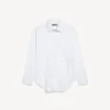 Camisa de corte regular para homem em branco