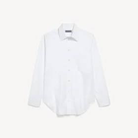 Camisa de corte regular para homem em branco