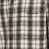 Camisa de corte regular para homem em branco/preto