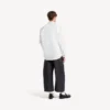 Camisa de Denim de manga comprida para homem em branco