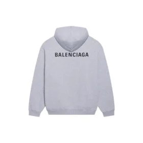 Camisa de manga comprida Balenciaga FW21 para homem, com logótipo estampado, cinzenta 600583TIV841167