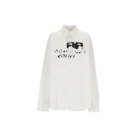 Camisa de manga comprida BB desenhada à mão, oversized «Branco» 725722TYB189000