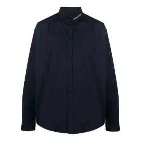 Camisa de manga comprida com botões e logótipo no colarinho «Navy» 671586TYB184100